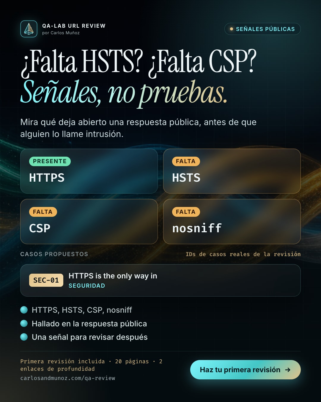 Las cabeceras de tu respuesta pública dicen más de lo que crees.