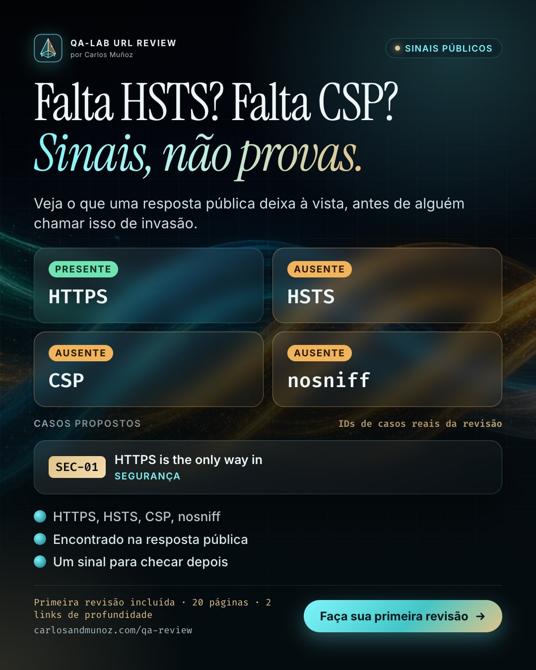 Os cabeçalhos da sua resposta pública dizem mais do que você imagina.